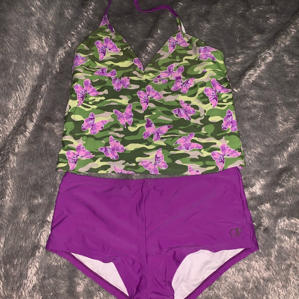 Girls OP Bathing Suit Two Piece